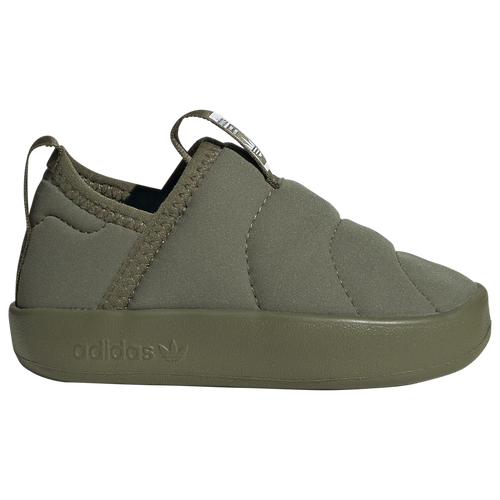 

adidas Originals Boys adidas Originals Puffylette 360 - Boys' Toddler Shoes Olive Strata/Olive Strata/White Size 09.5