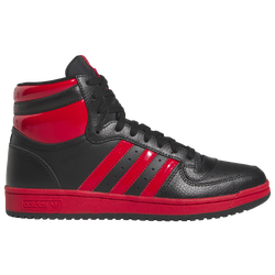 Men's - adidas Originals Top Ten - Black/Better Scarlet