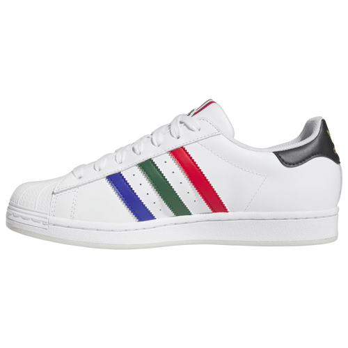 Adidas superstar ii white/blue/red best sale