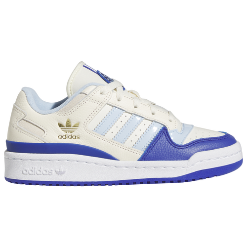 

adidas Originals Boys adidas Originals Forum Classic - Boys' Grade School Basketball Shoes Beige/Blue Size 6.5