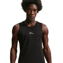 Men's - Nike Pro Training Dri-FIT Tank - White/Black