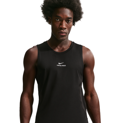 MENS - Nike Pro Training Dri-FIT Tank - White/Black