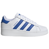 Blue and clearance white superstar adidas