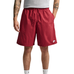 Men's - Nike Club Sport Shorts - Tough Red/White