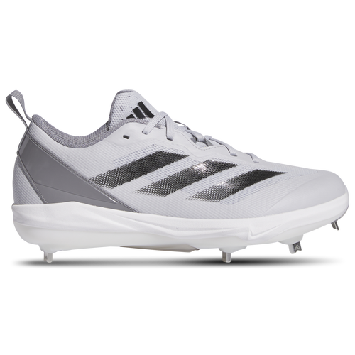 

adidas Womens adidas adiZero Instinct Metal Dugout - Womens Baseball Shoes Team Light Grey/Black/Grey Size 10.5