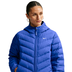 Women's - Nike Therma-FIT Down Windpuffer Warm Jacket - Old Royal/Old Royal/Sail