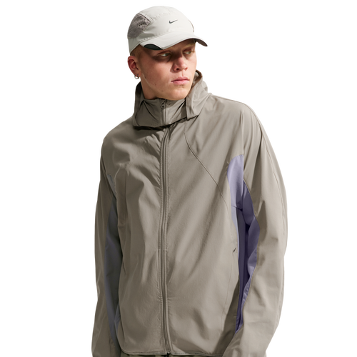 Nike Mens Dri-Fit Tech Helios Sun Long Sleeve - - Light Army / Black / Smoke Grey