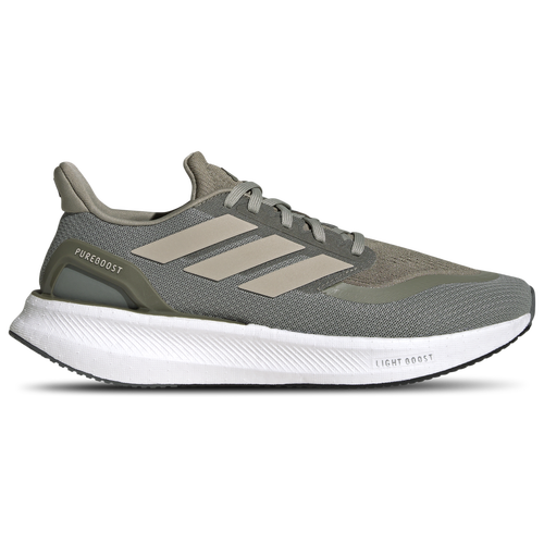 

adidas Mens adidas Adizero Boston 12 - Mens Running Shoes Silver Pebble/Wonder Beige/Olive Strata Size 7.5