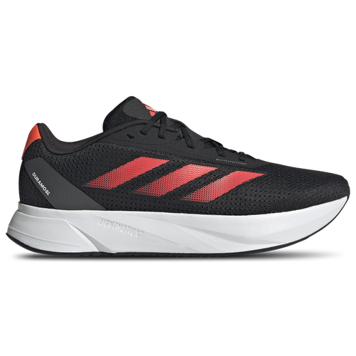 

adidas Mens adidas Duramo SL - Mens Running Shoes Black/Solar Red/Grey Size 7.5