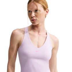 Women's - Nike Drifit Universal Medium Support Bra Tank - Amethyst Wave/Pink Rise/Bleached Lilac