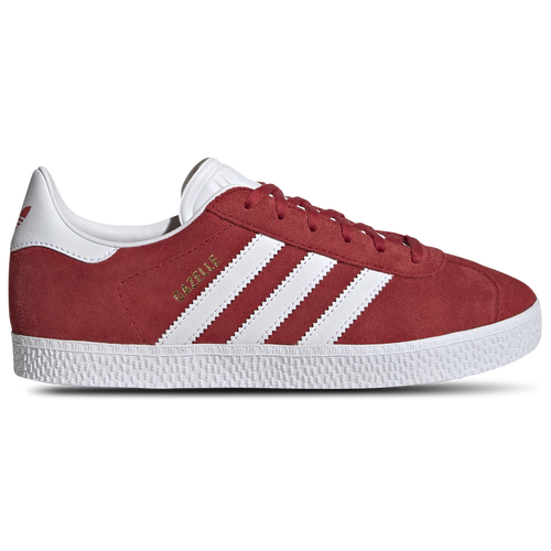 Adidas Originals Kids' Girls  Gazelle In Gold Metallic/better Scarlet/white