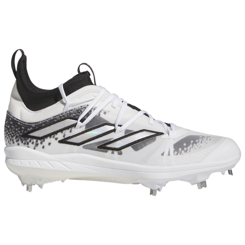 

adidas Mens adidas Adizero Afterburner 9 NWV - Mens Baseball Shoes Silver/Black/White Size 12.5