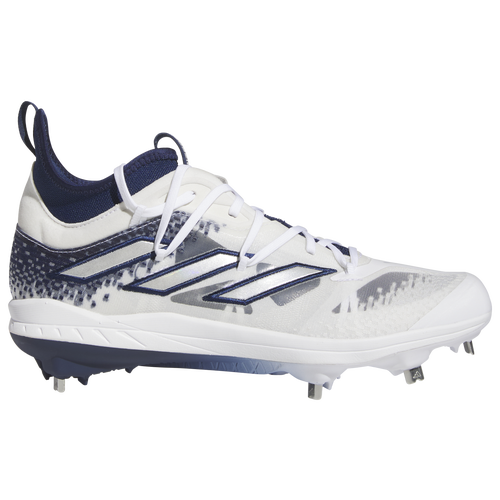 

adidas Mens adidas Adizero Afterburner 9 NWV - Mens Baseball Shoes Silver/White/Navy Size 6.5