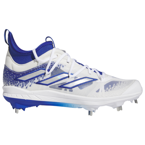 

adidas Mens adidas Adizero Afterburner 9 NWV - Mens Baseball Shoes Silver/White/Royal Size 6.5