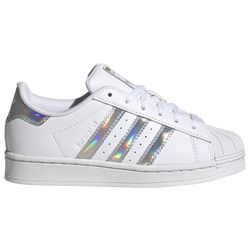 Girls' Preschool - adidas Originals Superstar - Silver Dawn/White