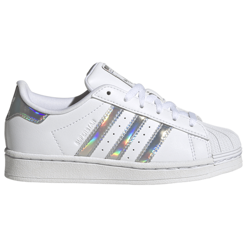 

adidas Originals Girls adidas Originals Superstar - Girls' Preschool Tennis Shoes Silver Dawn/White Size 1.5