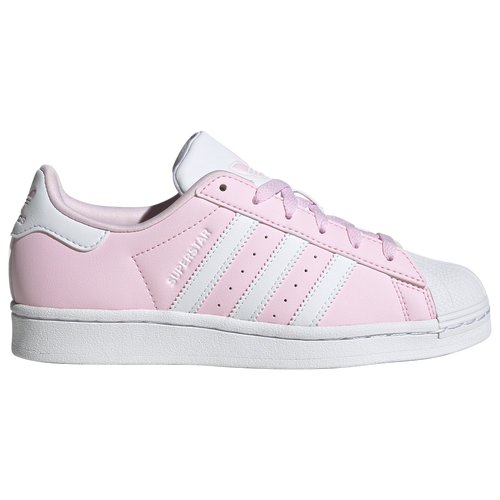 

adidas Originals Girls adidas Originals Superstar - Girls' Grade School Basketball Shoes Clear Pink/White/White Size 6.5