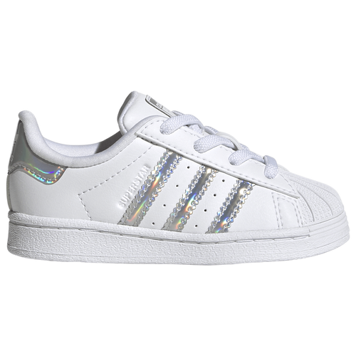 

Girls Infant adidas Originals adidas Originals Superstar - Girls' Infant Shoe White/Silver Dawn Size 10.0