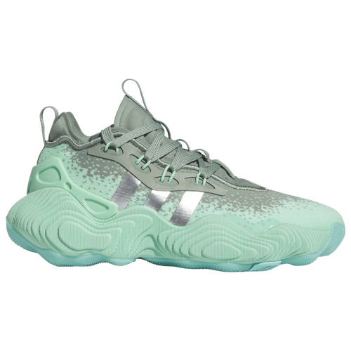 Adidas Originals Adidas Big Kids' Trae Young 3 Low Basketball Shoes In Pulse Mint/silver Metallic/linen Green