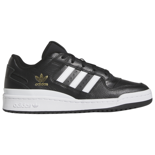 Adidas Originals Mens Adidas Forum Low Classic In Black/white/gold ...