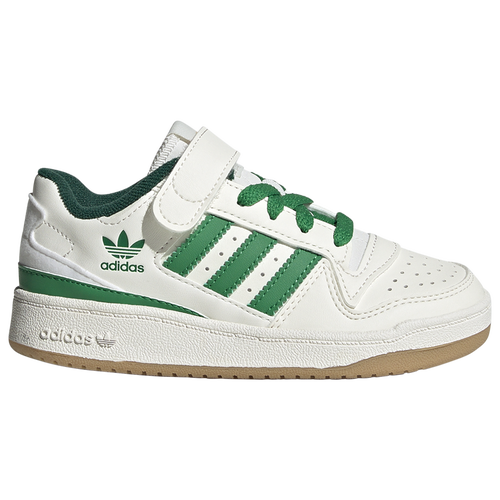 

adidas Boys adidas FORUM LOW C - Boys' Preschool Shoes Cloud White/Gum 3/Green Size 02.5