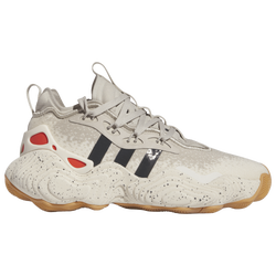 Boys' Grade School - adidas Trae Young 3 - Wonder White/Wonder Beige/Grey Five