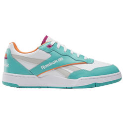Men's - Reebok BB 4000 II - Footwear White/Fiery Orange/Classic Teal