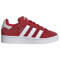 Adidas red campus shoes deals