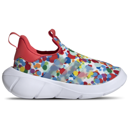 

Boys adidas adidas Monofit Slip-On Training - Boys' Toddler Shoe White/White/Bright Red Size 10.0