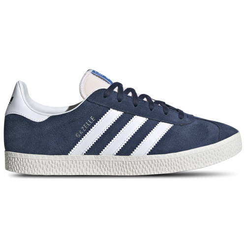 

adidas Originals Girls adidas Originals Gazelle - Girls' Grade School Skate Shoes Night Indigo/White/White Size 6.0