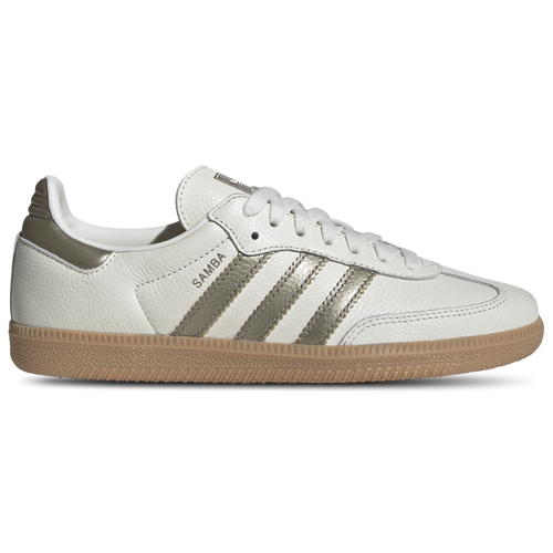 

adidas Originals Womens adidas Originals Samba OG - Womens Running Shoes Off White/Cyber Metallic/Wonder Gold Metallic Size 10.0