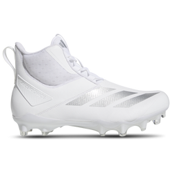 Men's - adidas adiZero Chaos Linemen - Silver Metallic/White/White