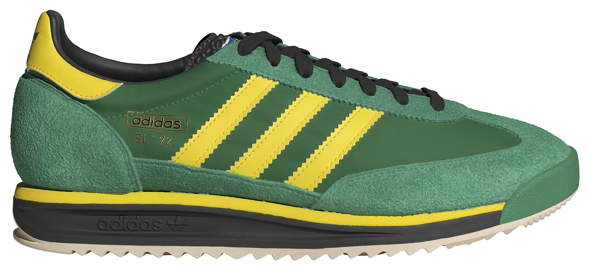 ★Adidas SL 72 RS Green Yellow★ Adidas SL 72 RS Sneakers in Green/Yellow/Core Black adidas