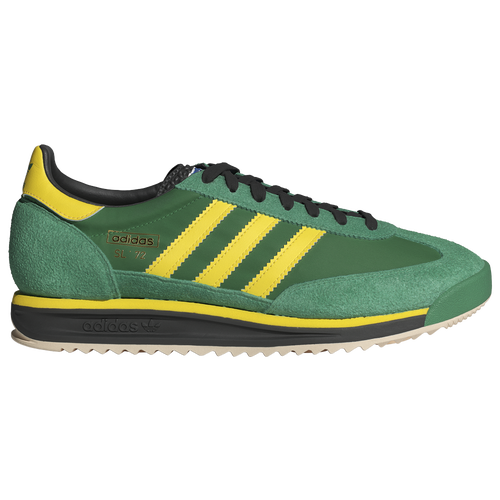 

adidas Originals Mens adidas Originals SL 72 RS - Mens Running Shoes Green/Yellow Size 10.5