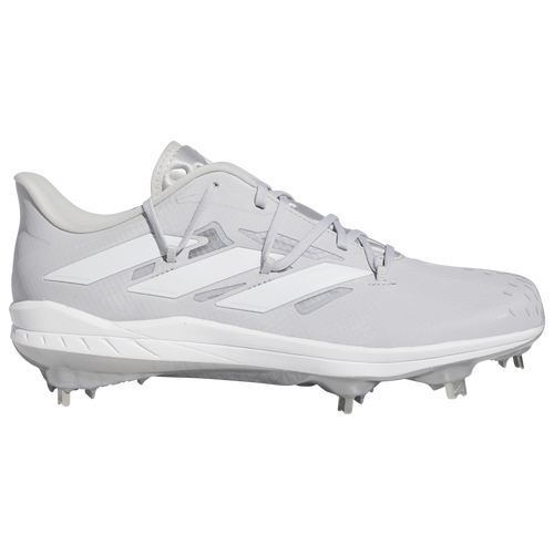 

adidas Mens adidas Adizero Afterburner 9 - Mens Baseball Shoes Silver/White/Grey Size 7.0