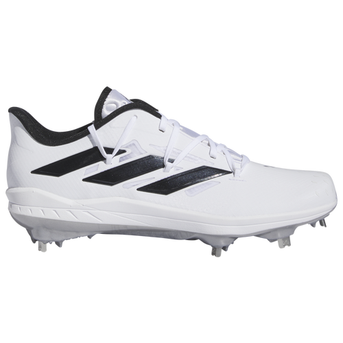 

adidas Mens adidas Adizero Afterburner 9 - Mens Baseball Shoes Silver/White/Black Size 11.5