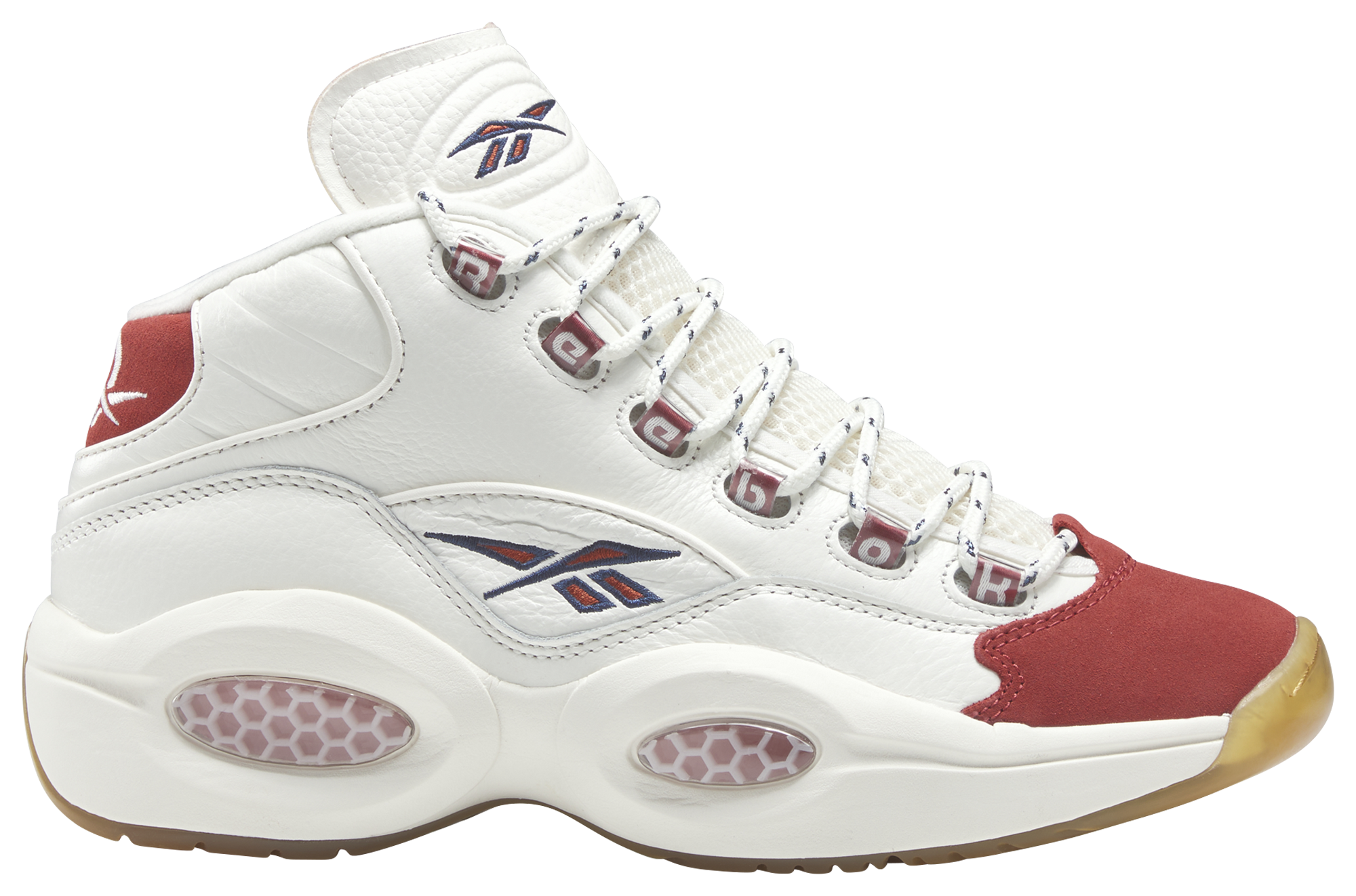 Reebok question white store red