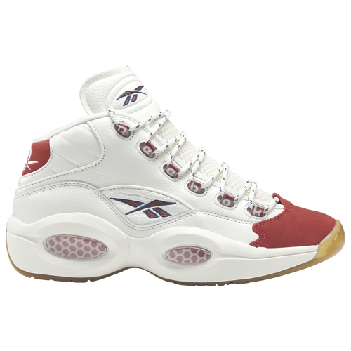 

Reebok Mens Reebok Question Mid ASG - Mens Basketball Shoes White/Red Size 07.5