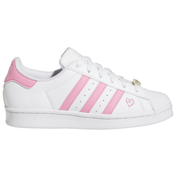 Girls' Grade School - adidas Originals Superstar Casual Sneakers - White/Pink
