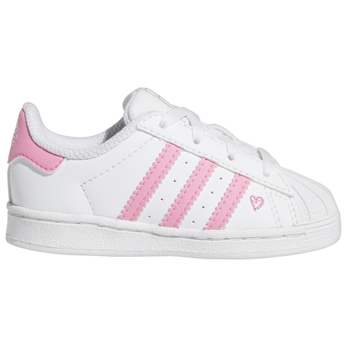 

Girls adidas Originals adidas Originals Superstar - Girls' Toddler Shoe Gold Metallic/Ftwr White/Bliss Pink Size 04.0