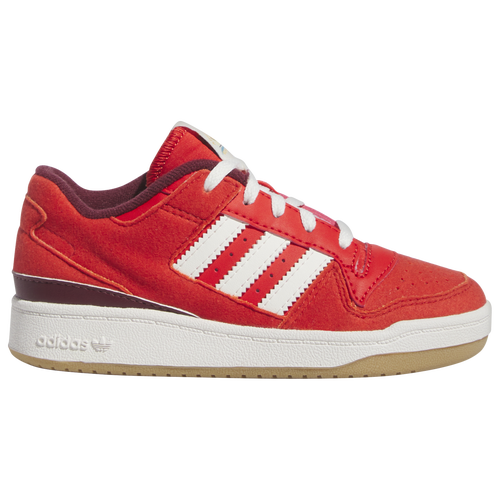 

adidas Boys adidas Forum Low - Boys' Preschool Shoes Shadow Red/Off White/Red Size 03.0