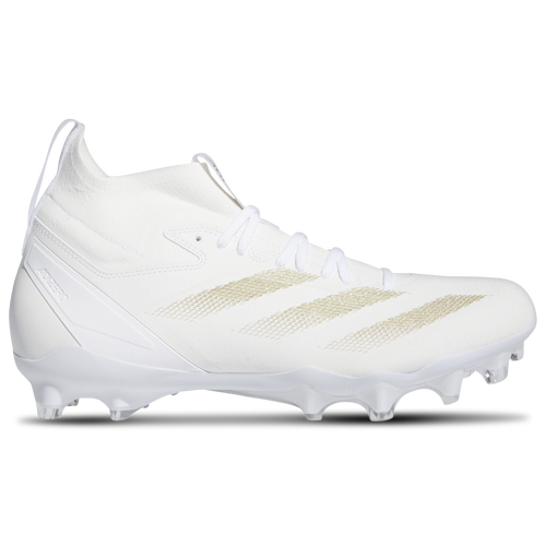 

adidas Mens adidas adiZero Impact+ - Mens Football Shoes Gold Metallic/White/White Size 10.0