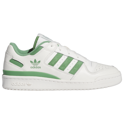 Shop Adidas Originals Mens  Forum Low Cl In Green/white