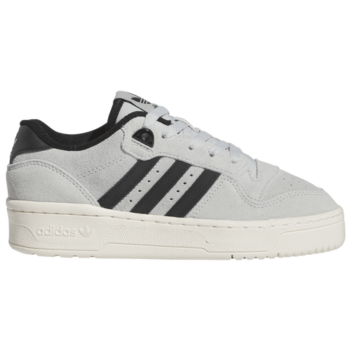 BOYS - adidas Originals Rivalry Low J - Core Black/Wonder Silver Off White