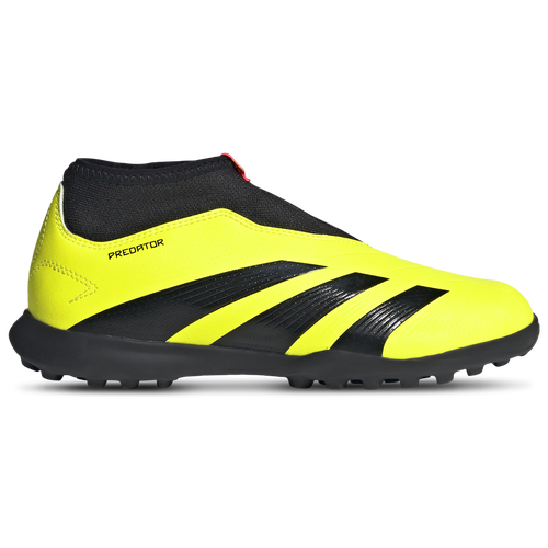 

adidas Boys adidas Predator 24 League Laceless Turf - Boys' Grade School Soccer Shoes Team Solar Yellow/Black/Solar Red Size 2.5