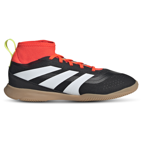 

adidas Boys adidas Predator 24 League Indoor - Boys' Grade School Soccer Shoes Black/White/Solar Red Size 4.0