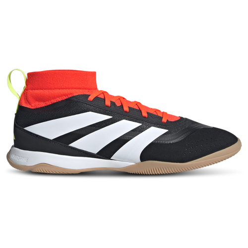 

adidas Mens adidas Predator 24 League Indoor - Mens Soccer Shoes Black/White/Solar Red Size 9.0
