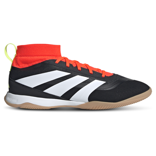 

adidas Mens adidas Predator 24 League Indoor - Mens Soccer Shoes Black/White/Solar Red Size 6.5