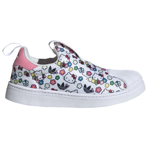 

adidas Originals adidas Originals Hello Kitty Superstar 360 - Girls' Preschool White/White/Bliss Pink Size 03.0