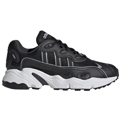 Adidas Originals Ozweego 3-stripes Lace-up Sneakers In Black/carbon/white